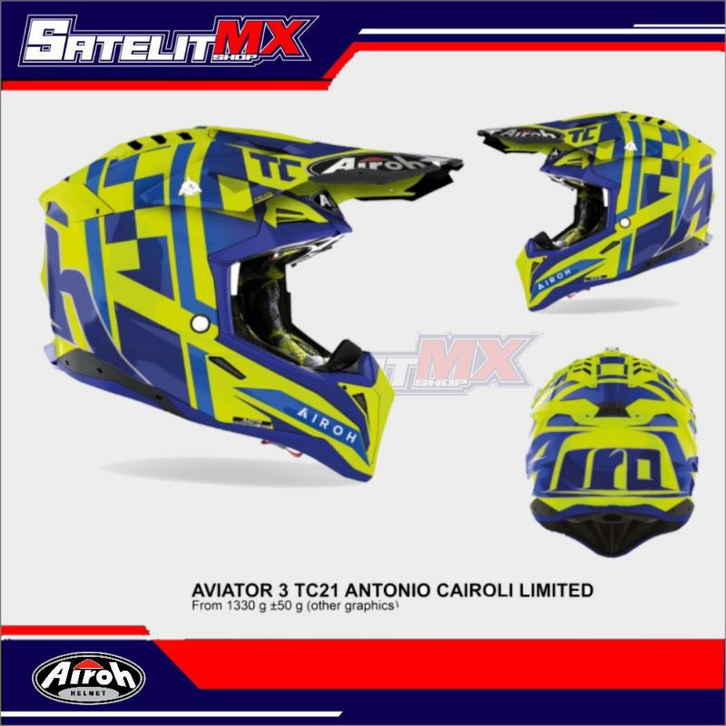 Harga helm airoh full hot sale face