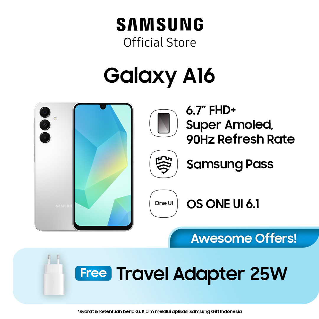 Gebiar Discount 12.12 Samsung A16 5g Amoled Screen Nfc Ram 8+256 Gb Fast Charging 30 Minutes Full Year End Promo Warehouse Clearance Harga 250,000 rupiah*Gratis Ongkir