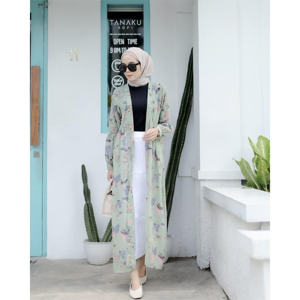 Ootd deals hijab cardigan