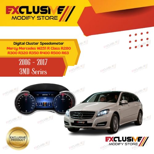 Digital cluster speedometer Mercy Mercedes w251 R class R280 R300 R320 R350 R400 R500 R63 (2006 - 2017) 3MD series IC Digital Harga 19,000,000 rupiah*Gratis Ongkir