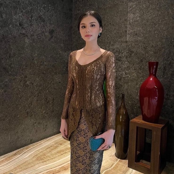 (ATASAN) Kebaya Modern Bahan Brokat Premium / Untuk Wisuda