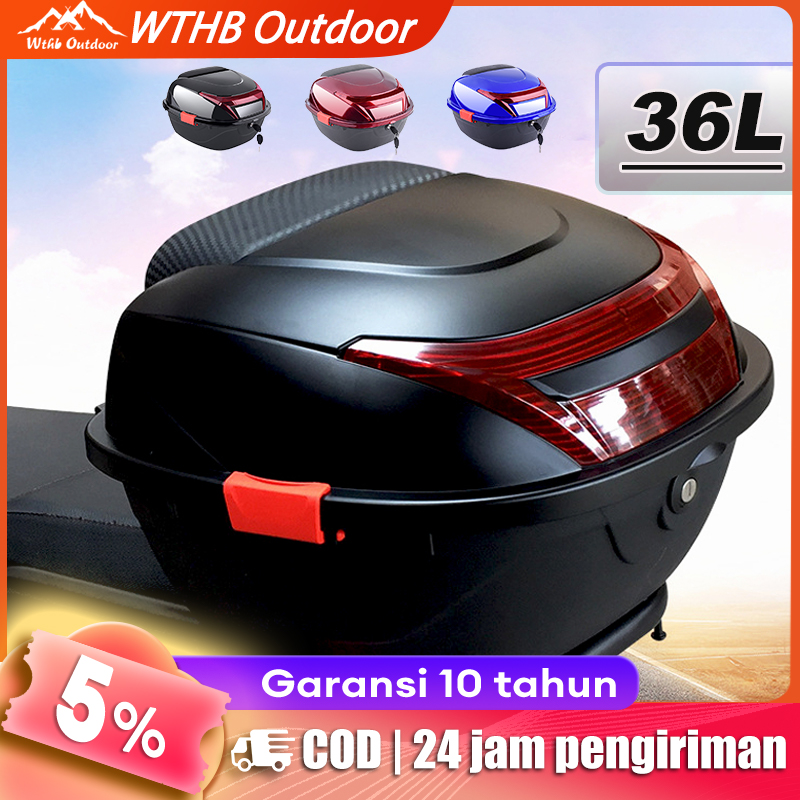 38L Motorcycle Box Motorcycle Rear Box Motorcycle Tailbag Motorcycle Box Harga 146,000 rupiah*Gratis Ongkir
