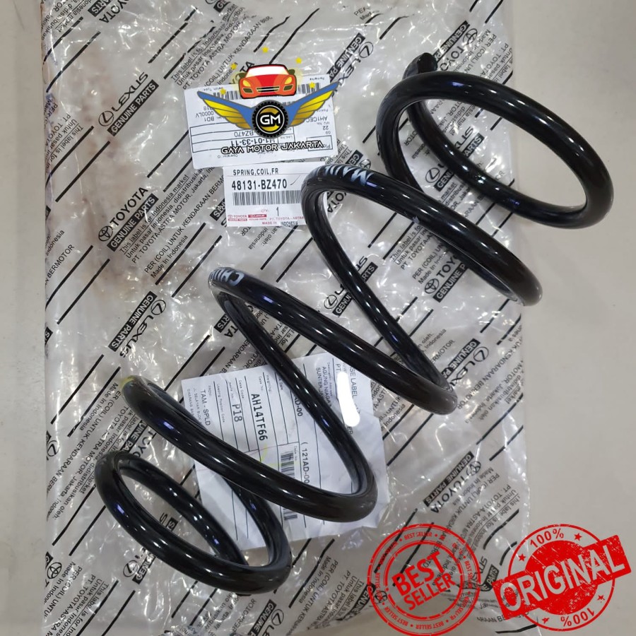 PER KEONG DEPAN - SPRING DEPAN ALL NEW AVANZA-XENIA 48131-BZ470 Harga 465,000 rupiah*Gratis Ongkir