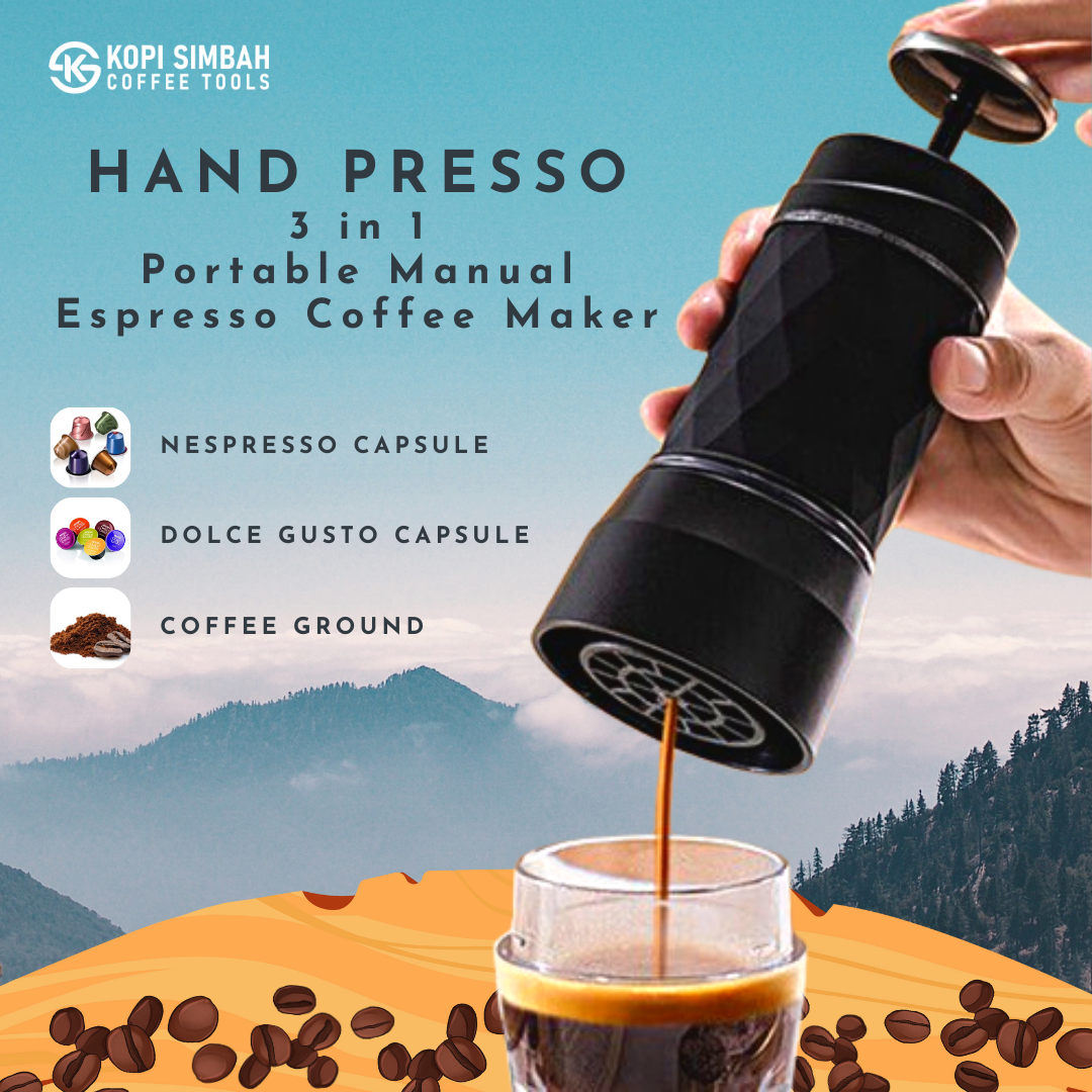 Hand Presso Portable Mini Espresso Coffee Maker In Alat Seduh