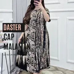 Daster Wanita Lengan Pendek Anak Perempuan Rayon Premium Batik Cap Malaman Pekalongan Tali Belakang Kantong Samping Adem Kekinian Remaja LD 110 Busui Terbaru Murah Cuci Gudang Baju Tidur Wanita Anak Perempuan Pakaian Santai Terbaru 6
