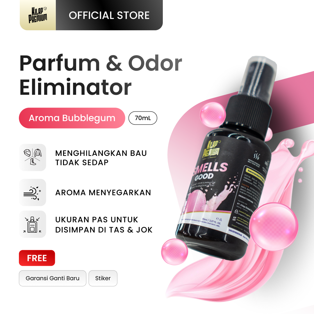 Smells Good | Kilap Premium - Parfum Helm Anti Bakteri, Pengharum Penghilang Bau Helm, Parfume Helm Motor Harga 38,422 rupiah*Gratis Ongkir