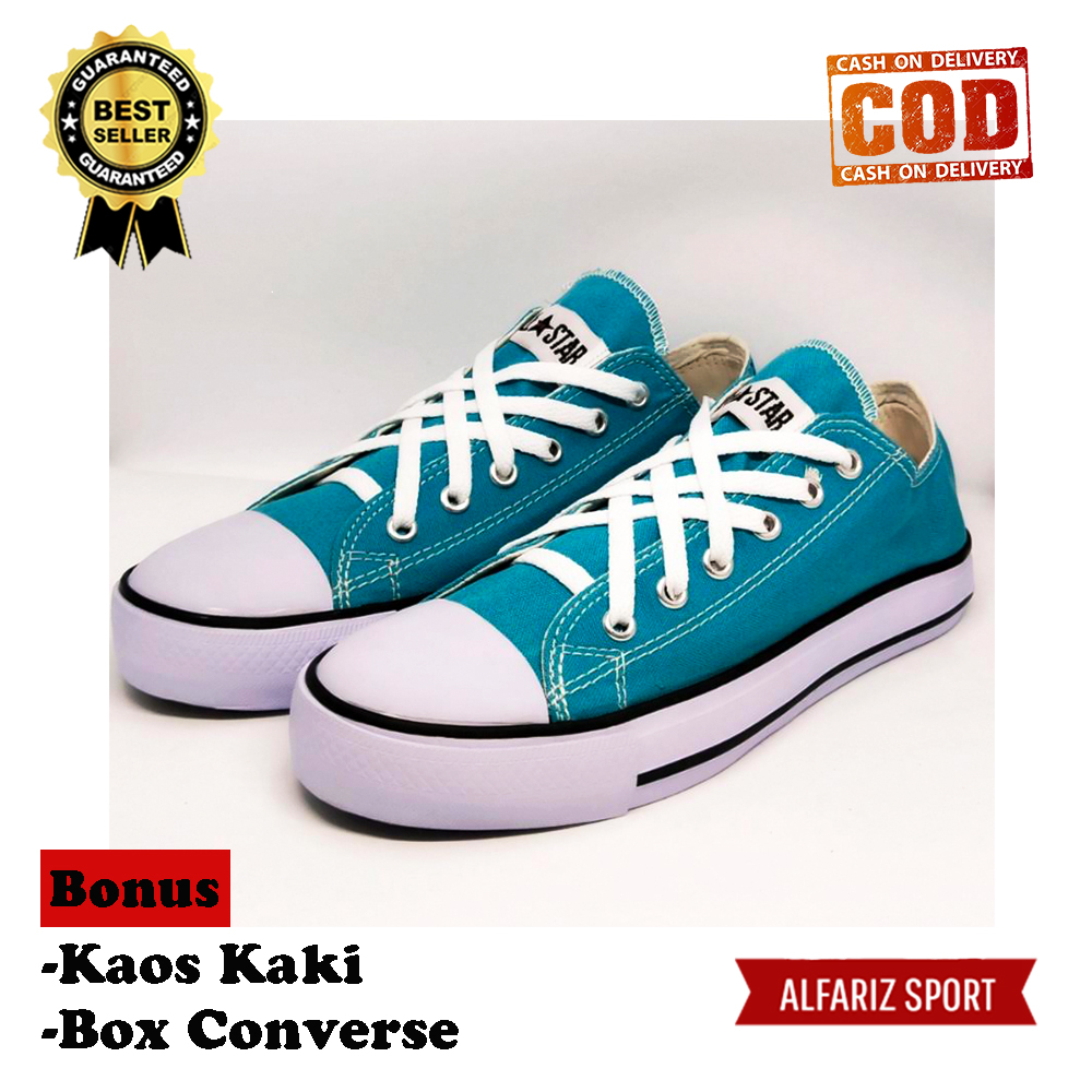 Sepatu Converse982 All Star Hitam Wanita Sepatu Sneakers Casual Pria Sepatu Sekolah Unisex Sepatu Canvas Sepatu Ngampus  - ALFARIZ SPORT