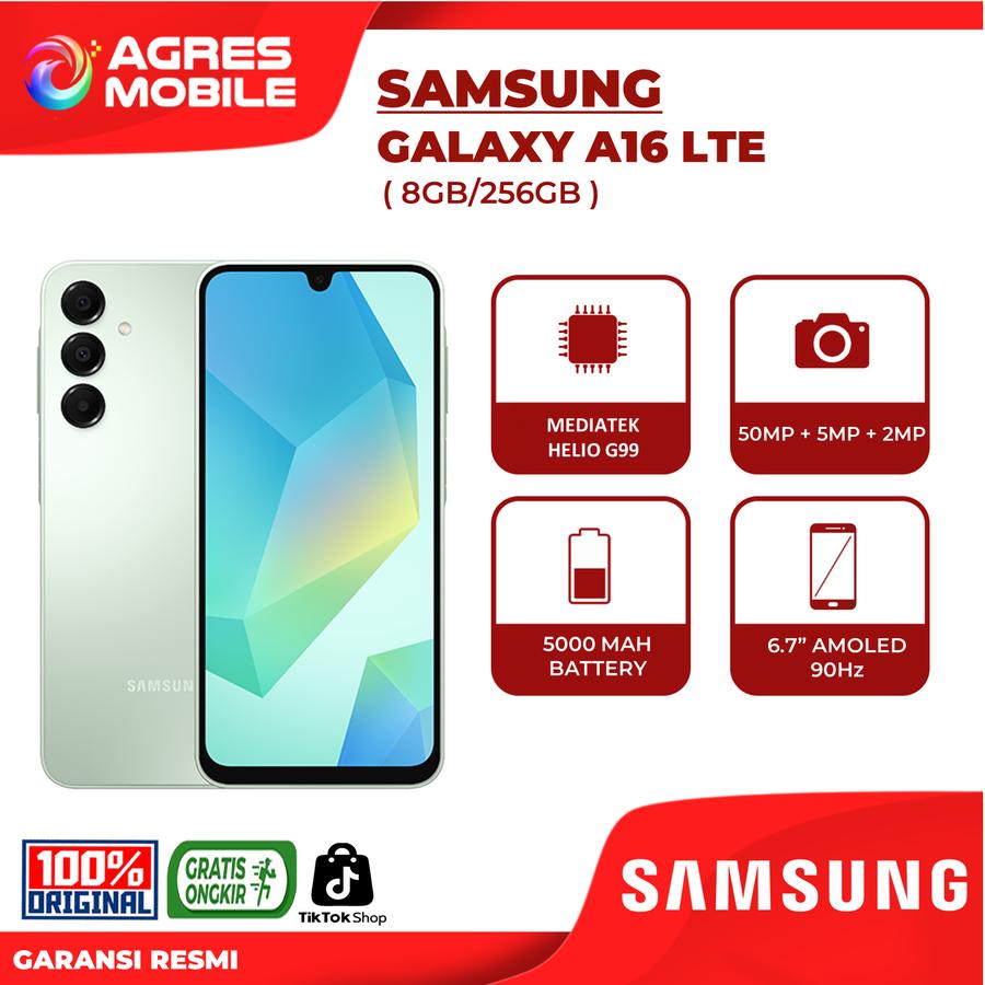 ( FREE ADAPTER ) Samsung Galaxy A16 LTE 8GB/256GB Garansi Resmi Samsung Indonesia Harga  2,939,000 Ringgit*Penghantaran Percuma