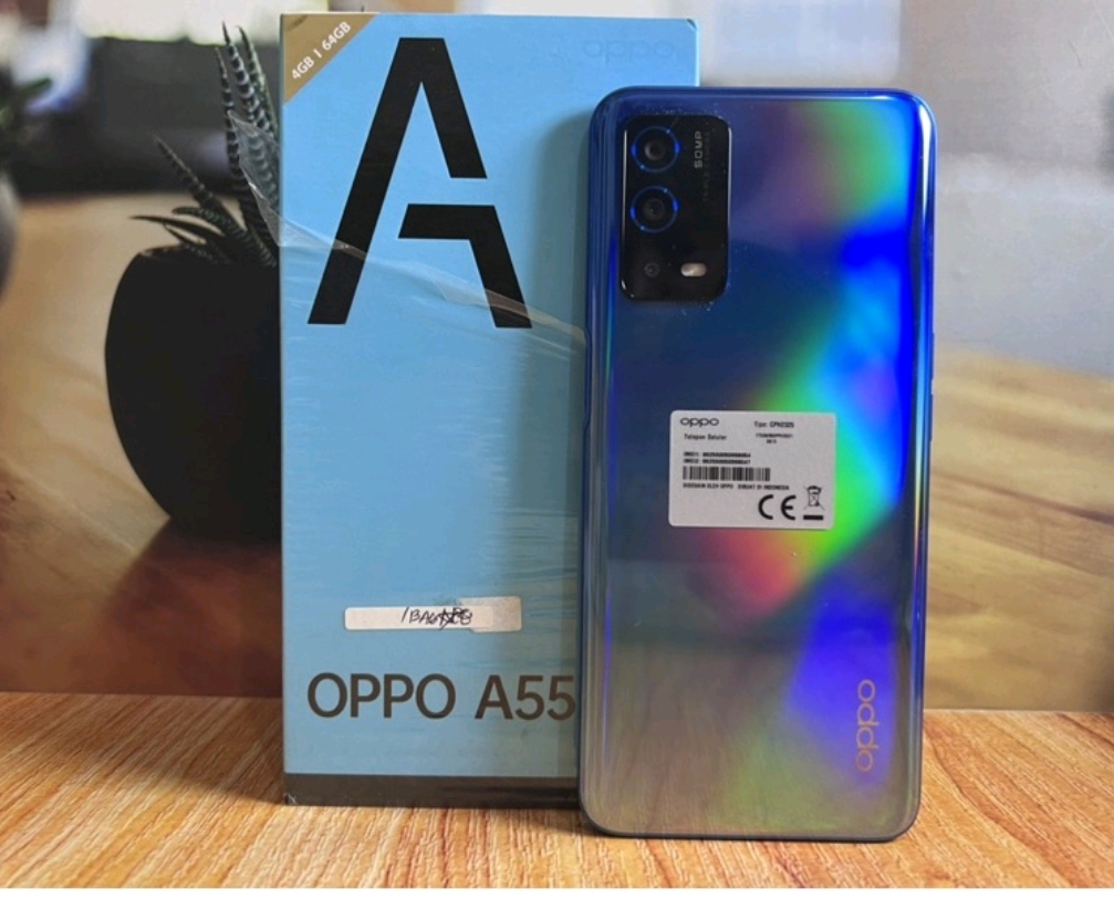 Oppo A55 nominus masih mulus ori resmi Indonesia Harga  1,545,000 Ringgit*Penghantaran Percuma