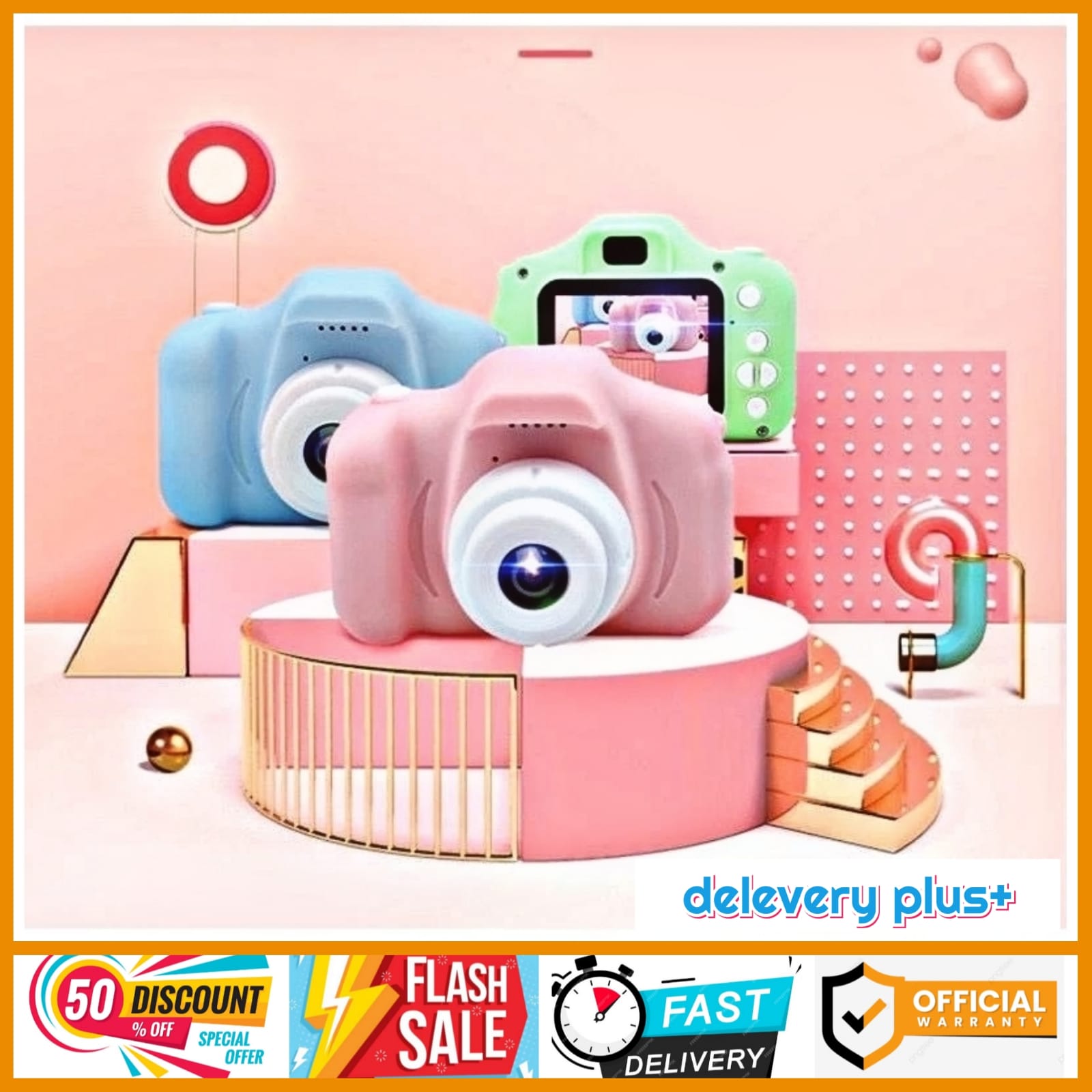 kamera Anak X2 Mini Pocket Mainan Edukasi kamera Mini