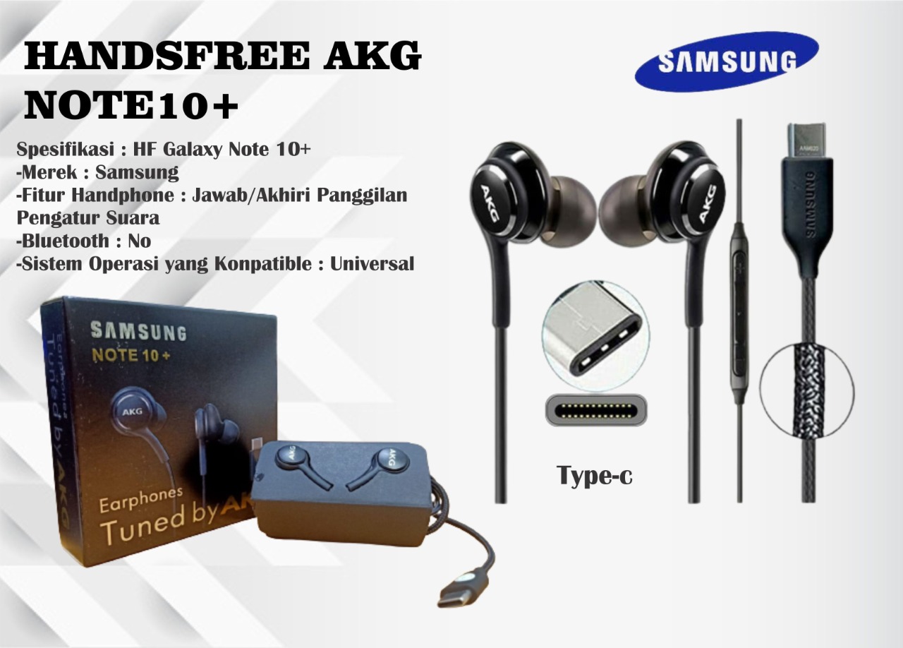 Akg Earbuds Wired Headphones For Samsung Note 10 Plus Samsung