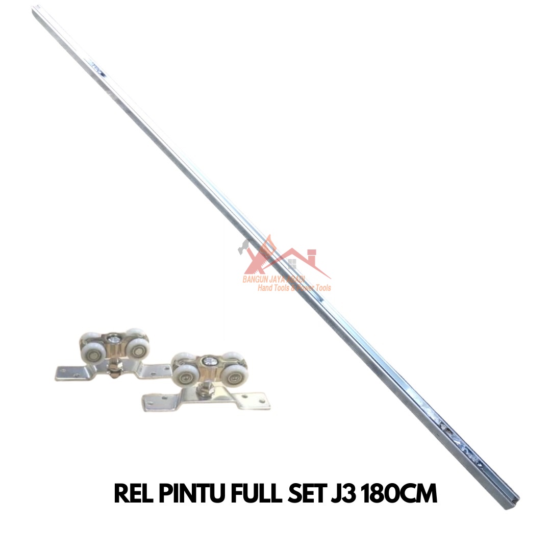 RELL PINTU DORONG PINTU GANTUNG, PINTU GESER,PERLENGKAPAN PINTU 180CM Harga 105,000 rupiah*Gratis Ongkir
