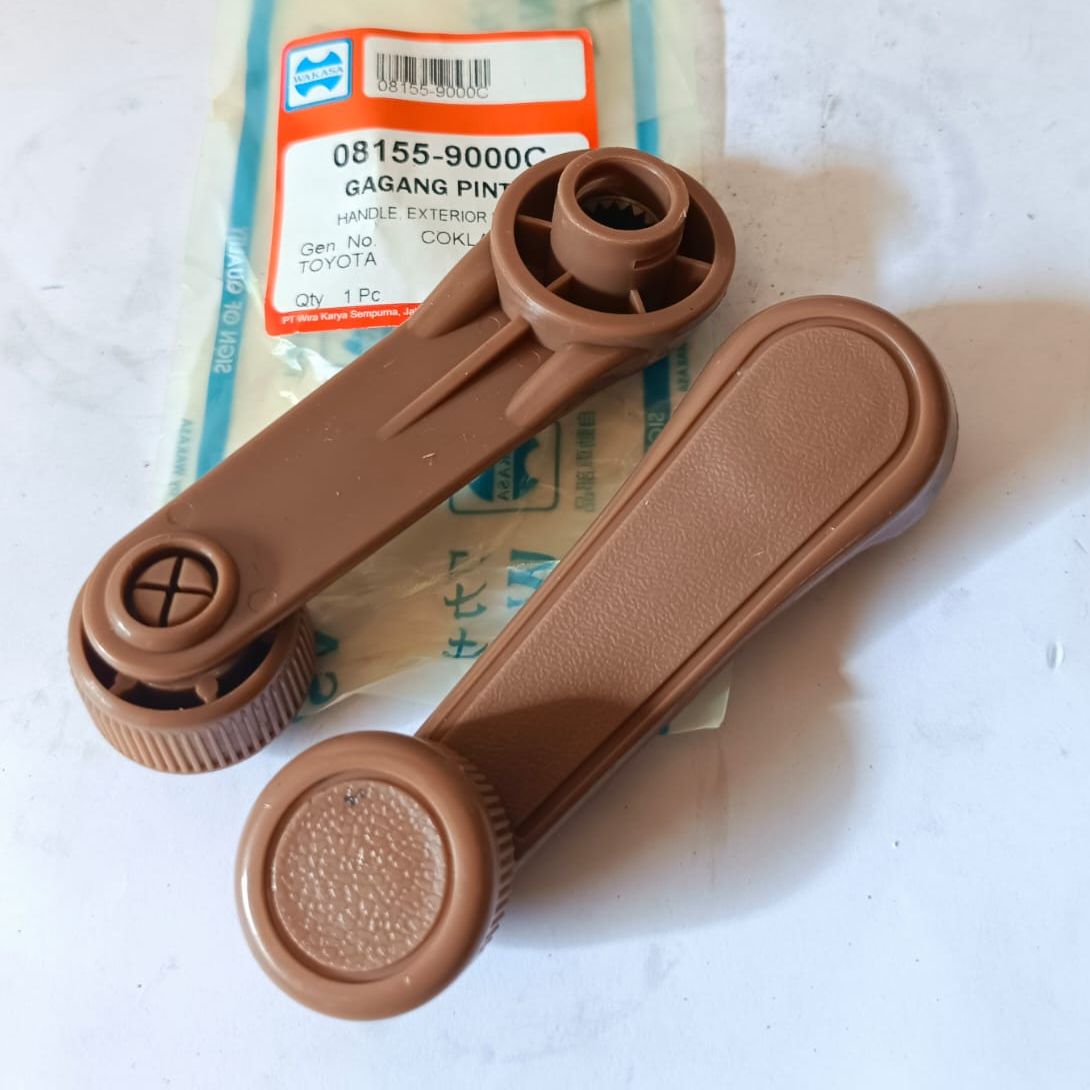 Toyota Abu universal glass round handle, brown, black per 2 PCs Harga 37,000 rupiah*Gratis Ongkir