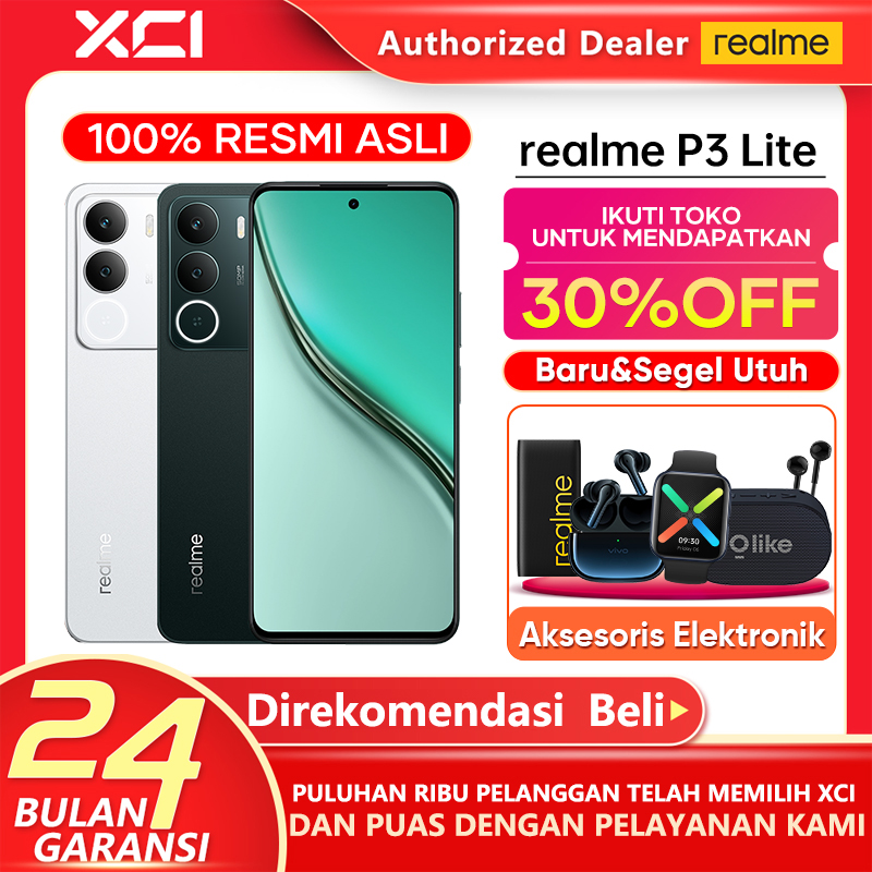 Realme P3 Lite 4+128Gb Ip64 Rating 6300Mah+15W Fastcharge Official Indonesian Guarantee, 100% Original Giá 1,599,000 Đồng*Miễn phí vận chuyển