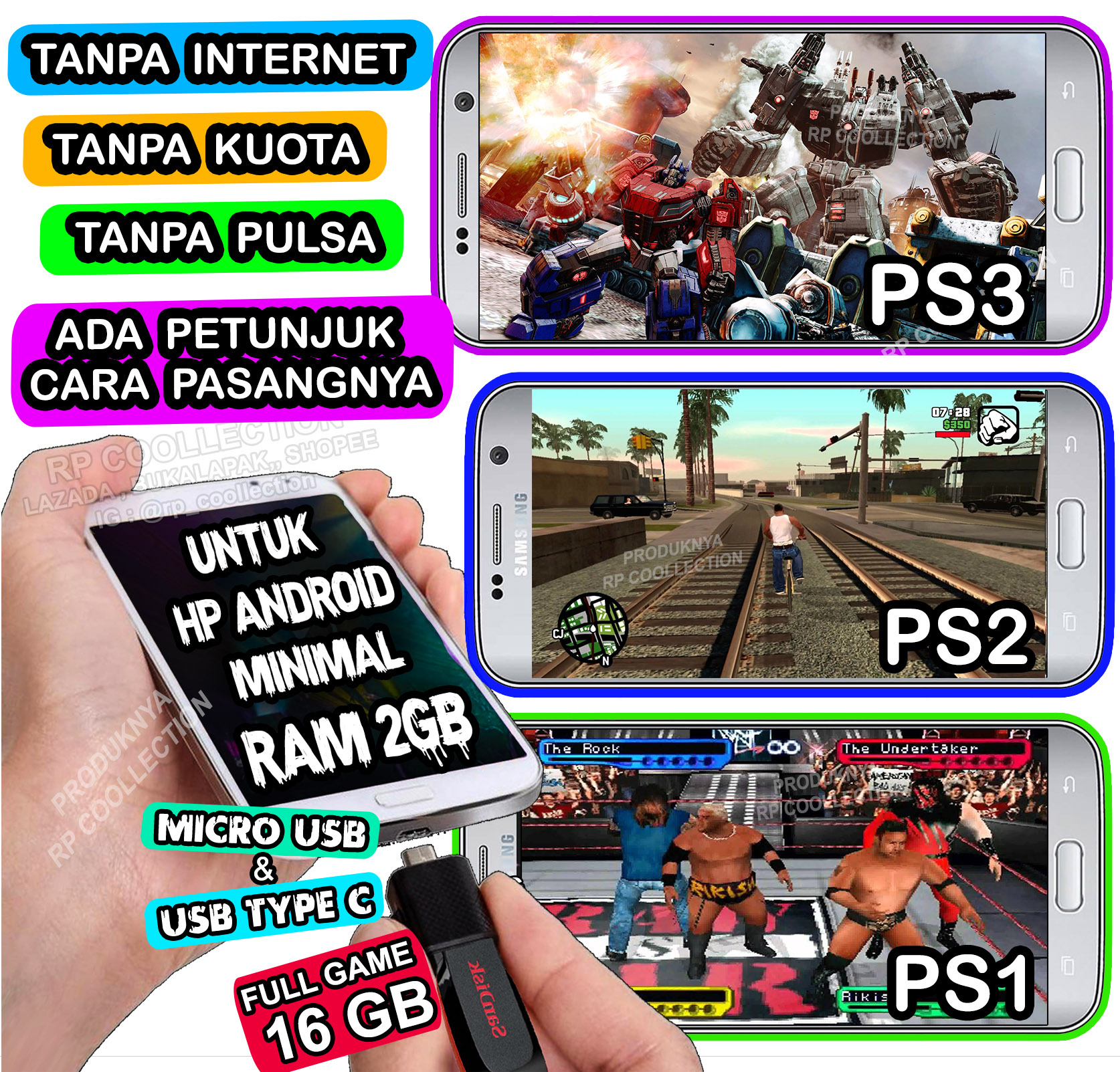 skvirt9393.gmail.com 15 Game HP Android isi Game PS3 PS2 PS1 Untuk HP Android Total 28 Games  Flashdisk OTG Micro USB Type C Promo Gratis Ongkir Pakai Voucher Bisa COD -  Lazada | Lazada Indonesia