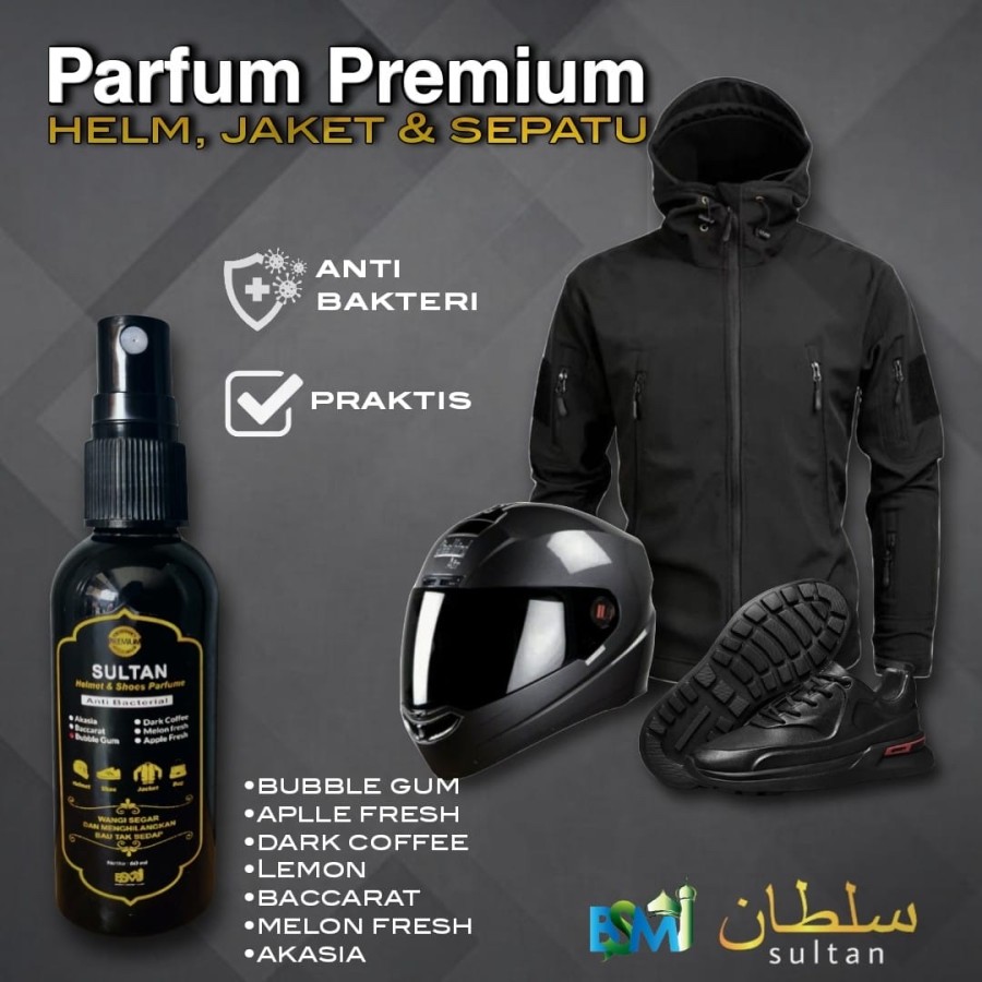 Parfum Helm Anti Bakteri - Parfum Penghilang Bau Jaket Sepatu Helm - Akasia, 60ml Harga 20,000 rupiah*Gratis Ongkir