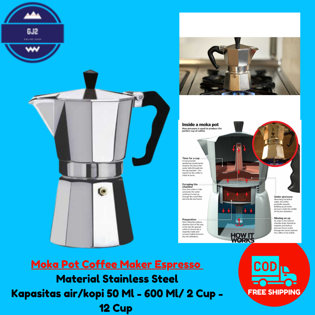 Cara menggunakan hotsell moka pot