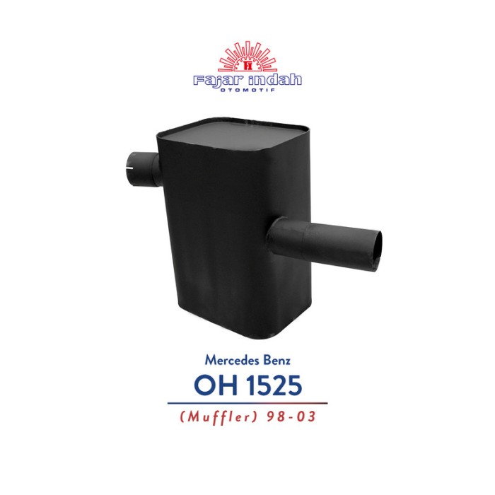 Knalpot Mobil Mercedes Benz Muffler 98 - 03 Harga 6,996,050 rupiah*Gratis Ongkir