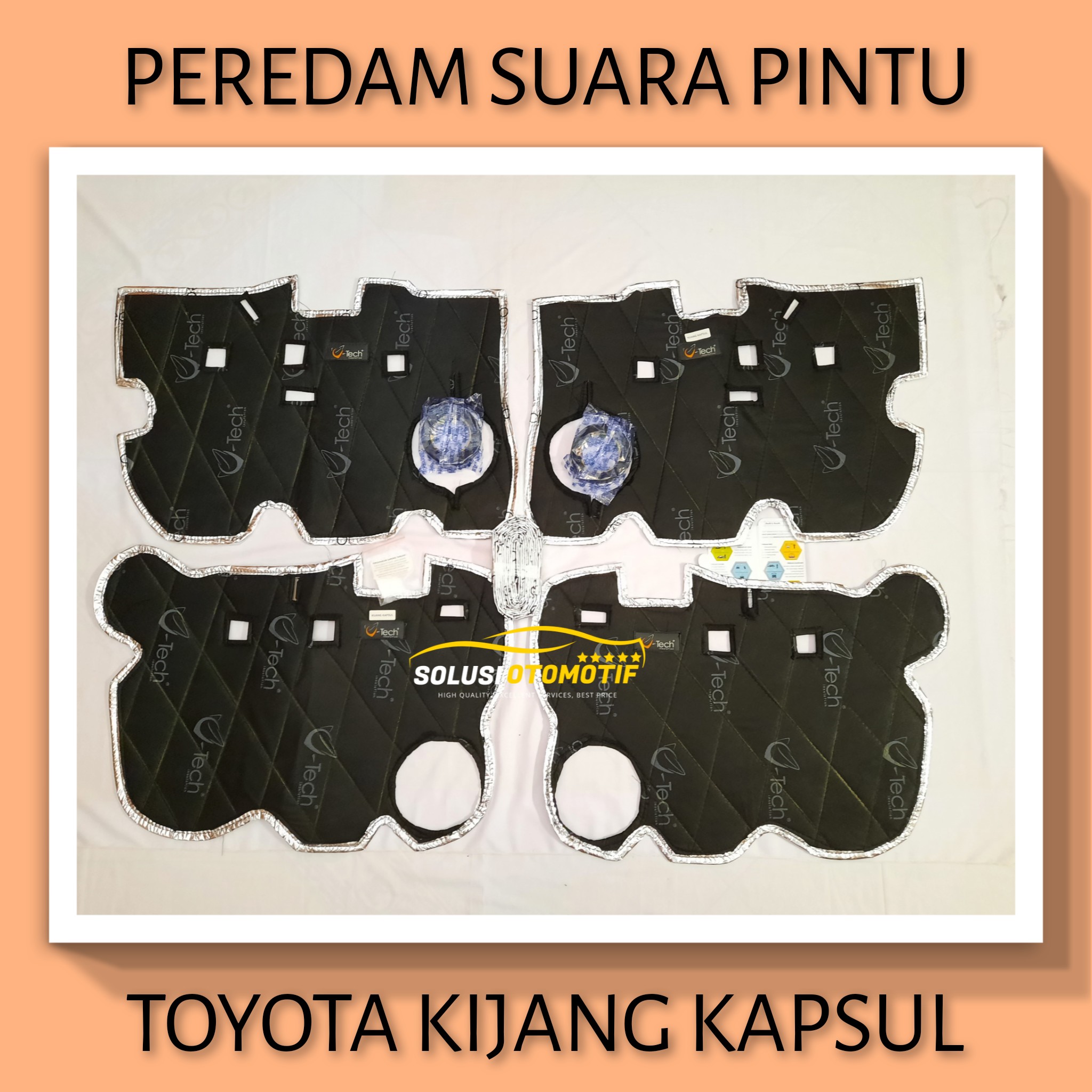 TOYOTA KIJANG KAPSUL 1997-2004 Peredam Suara Pintu Mobil VTECH Ori Plug n Play Giá 800,000 Đồng*Miễn phí vận chuyển