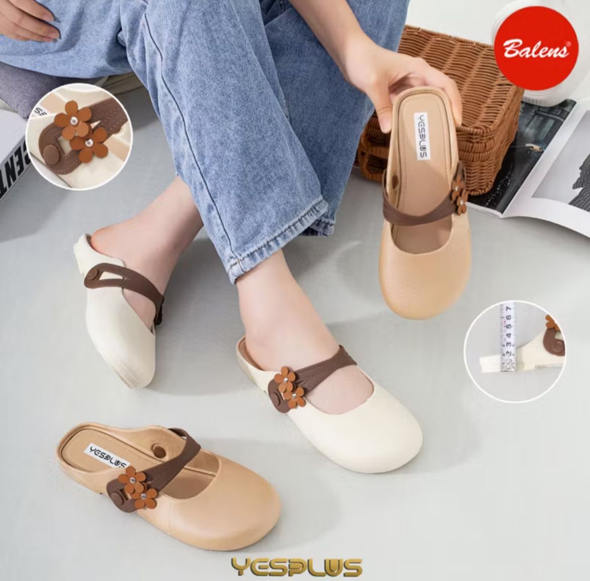 Original Sandals 831 Flatshoes Jelly Women's Anti-Slip Imported Slop Latest Flower Model 36-41 Harga  37,810 rupiah*Gratis Ongkir