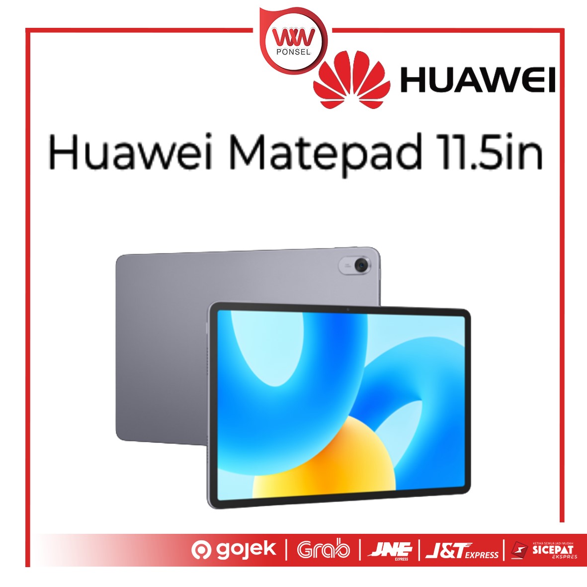 Tablet Matepad 11.5in Ram 8GB Internal 128GB Garansi Resmi Include Pen dan Keyboard Harga 5,999,000 rupiah*Gratis Ongkir
