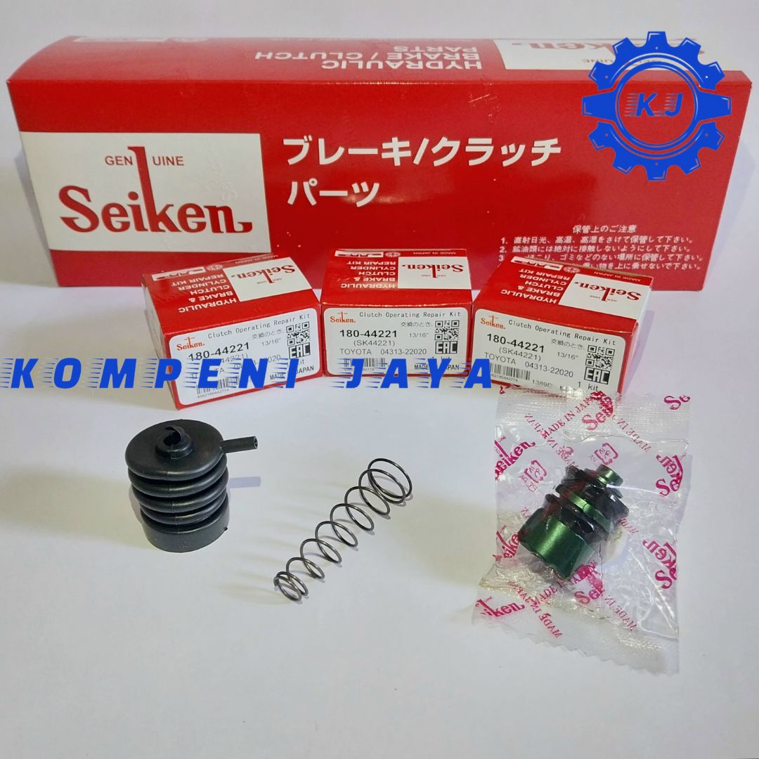 SEIKEN REPAIR KIT CLUTCH OPERATING KIT MASTER KOPLING BAWAH CO KIT TOYOTA KIJANG 5K KF50 (04313-22020) (13/16") SK44221 Harga 22,000 rupiah*Gratis Ongkir