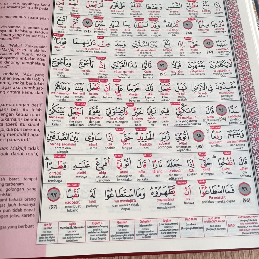 Al Quran Al Hadi A4 Besar Alquran Tajwid Terjemah Perkata Latin Al-Hadi Uk A4, Al-Quran Per Kata