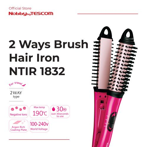 Tescom Negative Ions 2 Ways Hair Iron NTIR1832 / Catokan Rambut Curly