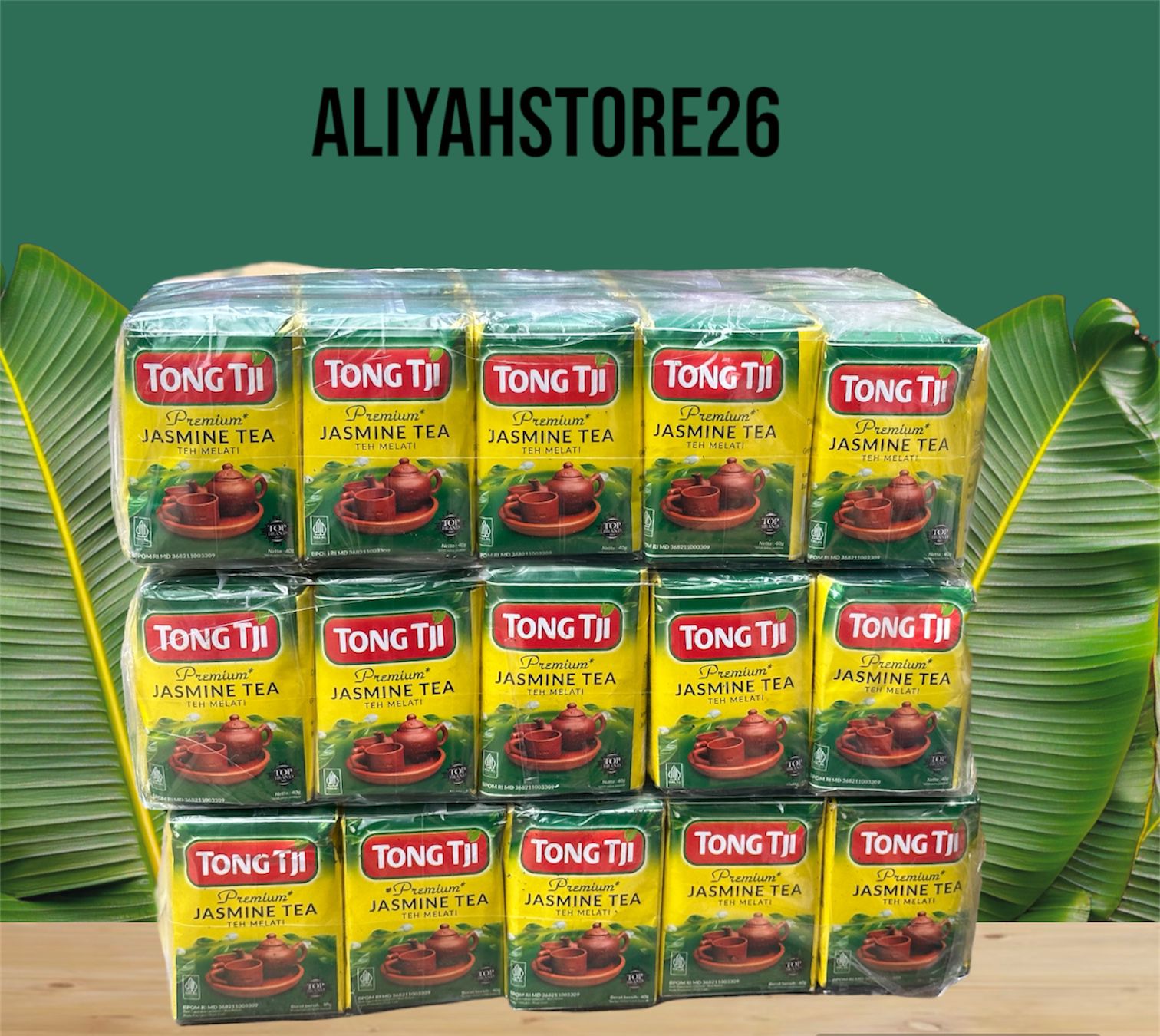 Teh Tong Tji Premium 40 Gr Jasmine TEA - TEH Wangi Tongtji Premium 40gramx10