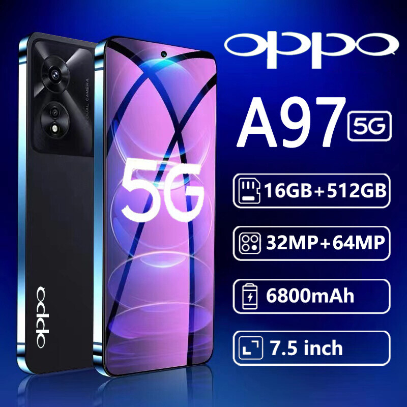【Can co】clearance HP opp0 A97 5G 7.5 inch ram16gb/512GB 8000mAh HD camera 72MP + 108mp mobile phone clearance promo Android HD screen mobile phone original official student study dualcard dual standby gaming mobile phone new phone original original offici Giá 949,000 Đồng*Miễn phí vận chuyển