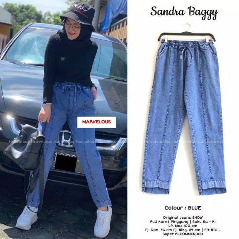 Bisa COD) BAGGY JEANS RAWIS / CELANA 