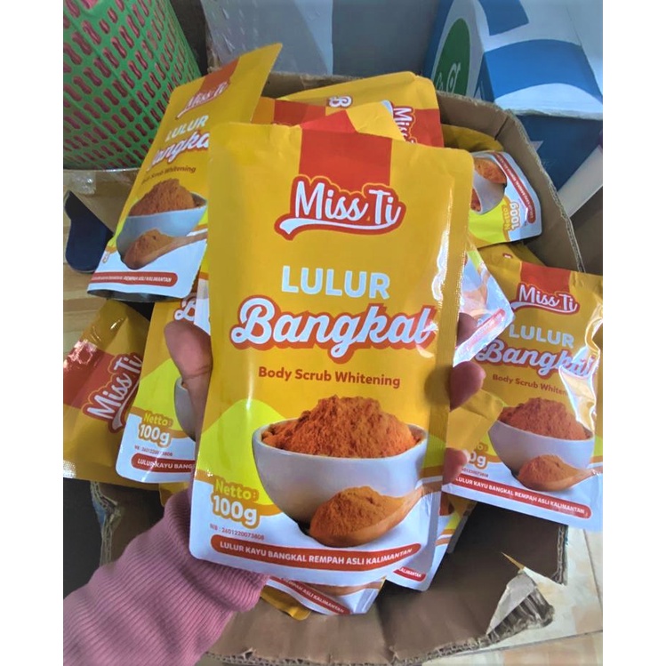 Lazada Indonesia - COD – Lulur Rempah Kayu Bangkal Bubuk bukan Mama Rezky 10gr