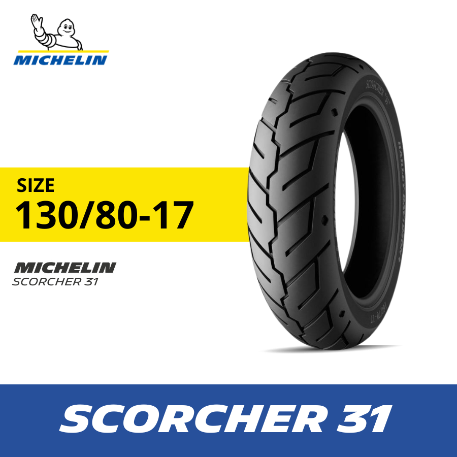 Michelin Ban Motor For HARLEY-DAVIDSON 65H Scorcher 31 - 130-80 B 17 Harga 2,878,656 rupiah*Gratis Ongkir