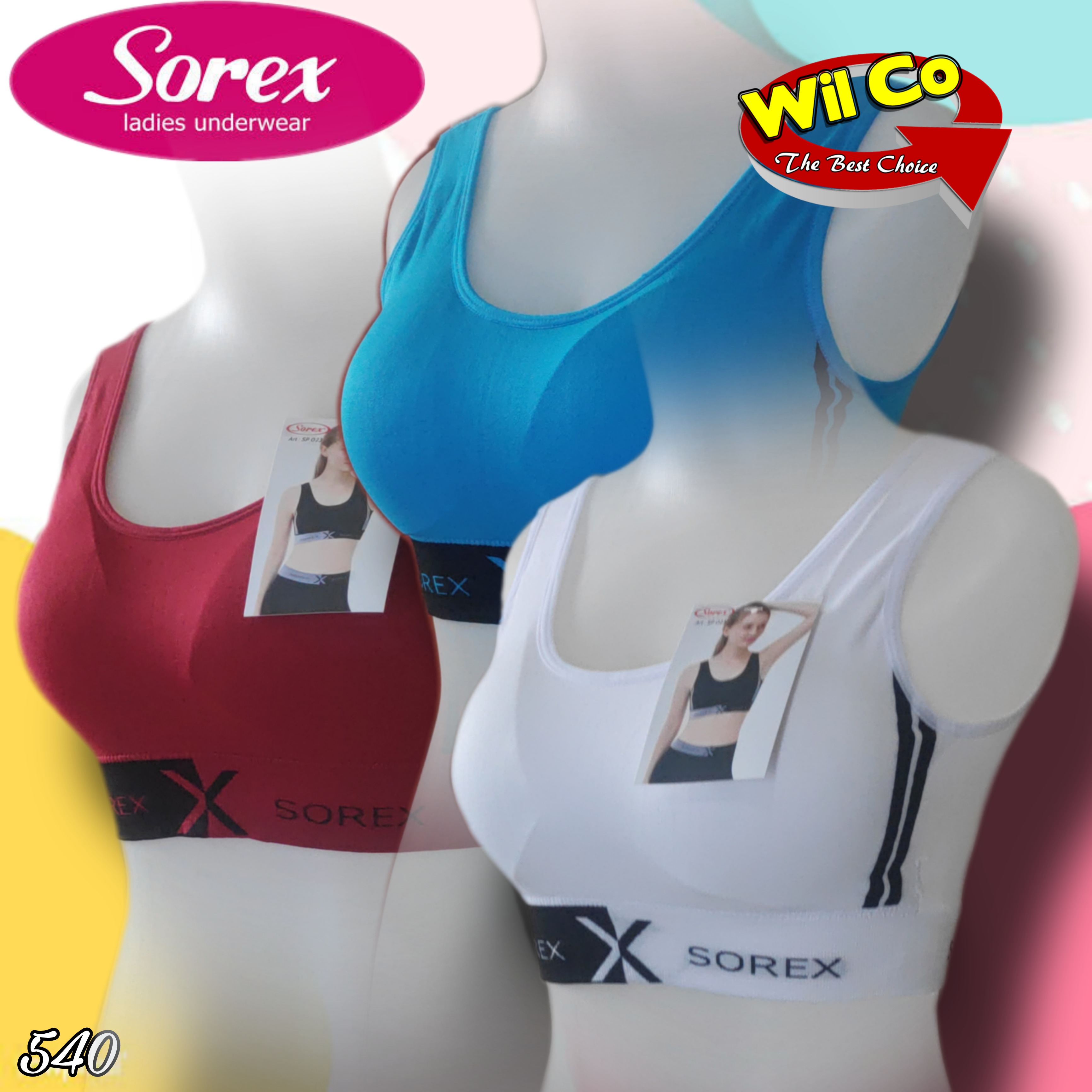 Jual Bh Sorex Sp 023 Sport Bra Pakaian Dalam Wanta Senam Yoga Olahraga  Aerobic Free Size Di Seller J A Underwear - Kauman, Kota Pekalongan
