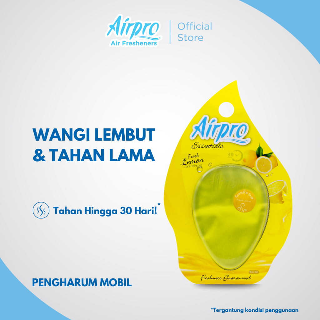Airpro Essentials Fresh Lemon Pengharum Mobil Ruangan Harga 20,000 Ringgit*Penghantaran Percuma