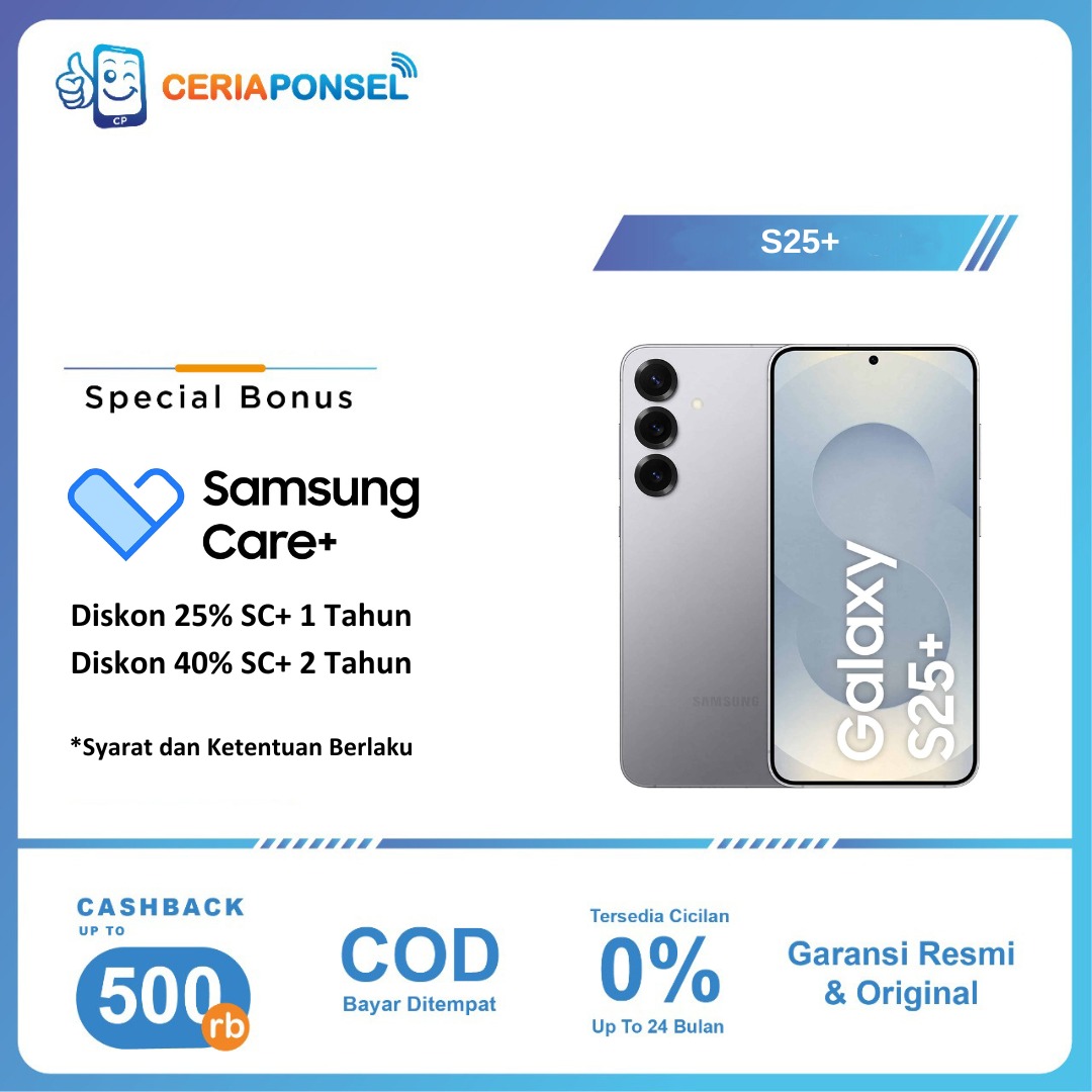 Samsung Galaxy S25 + 12/256GB & 12/512GB Snapdragon 8 Elite, Galaxy AI | Samsung official warranty 1 year Harga  14,847,000 Ringgit*Penghantaran Percuma