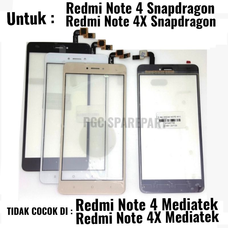 Original OEM Touchscreen Xiaomi Redmi Note Snapdragon 4X