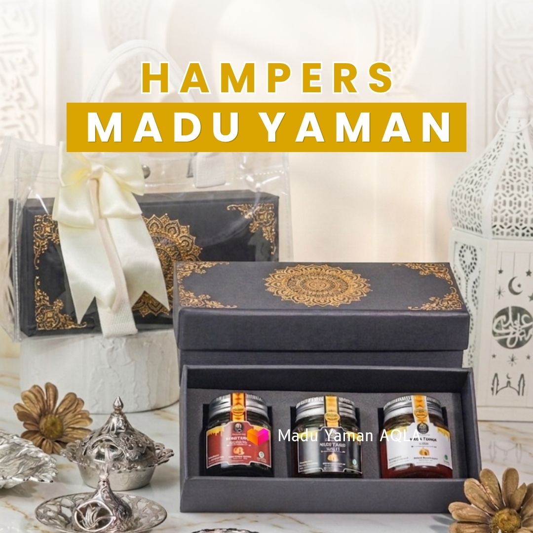Aqla Yemeni Honey Hampers Contains 3 Types of Honey 100Gr Eid Hampers Ramadan Hampers Eid Al-Fitr Hamp…