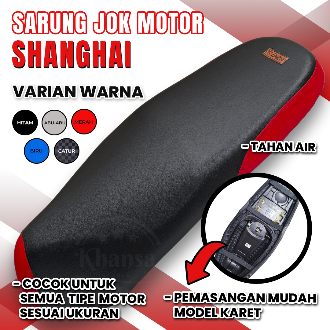 Motorcycle seat cover Bozman premium Shanghai series direct wear anti hassle beat Vario scopy Harga 23,765 rupiah*Gratis Ongkir