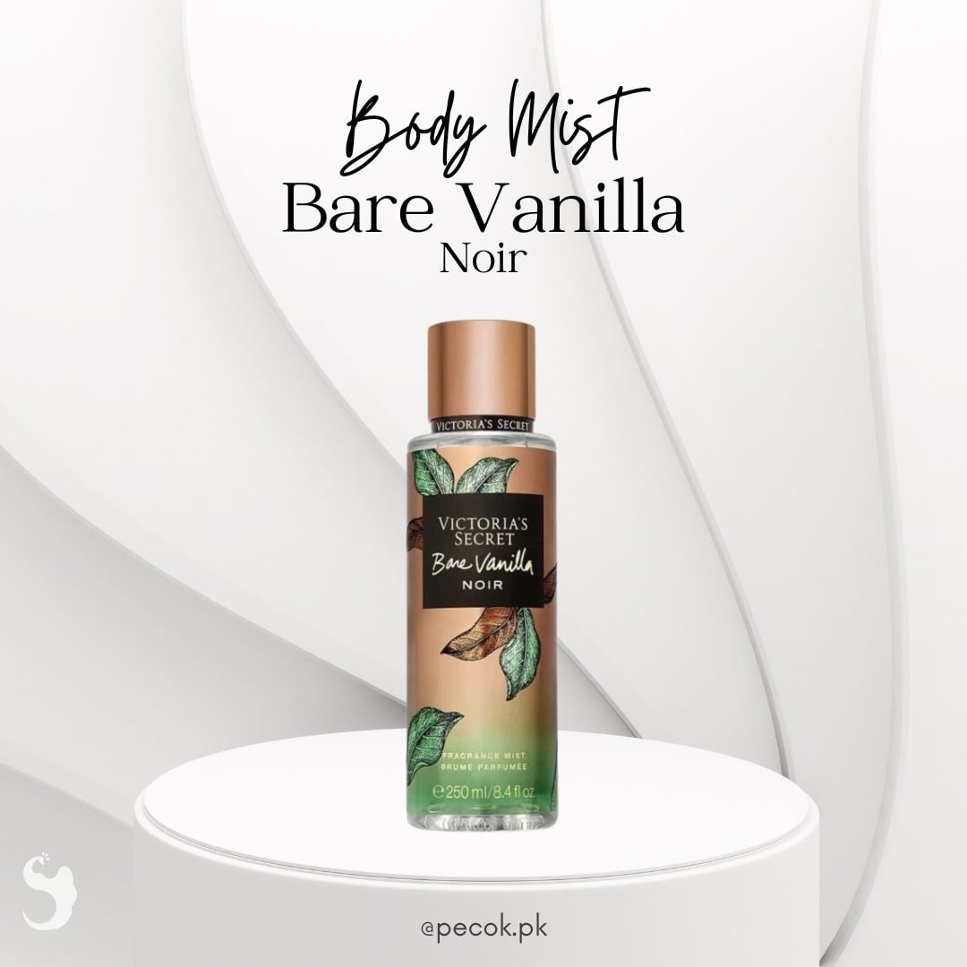 Body Mist Bare Vanilla Noir Perfume Perfumery Victoria's