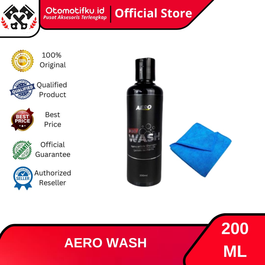 PROMO! AERO WASH SHAMPOO MOBIL DAN MOTOR PREMIUM AMAN ORIGINAL Harga 49,900 rupiah*Gratis Ongkir