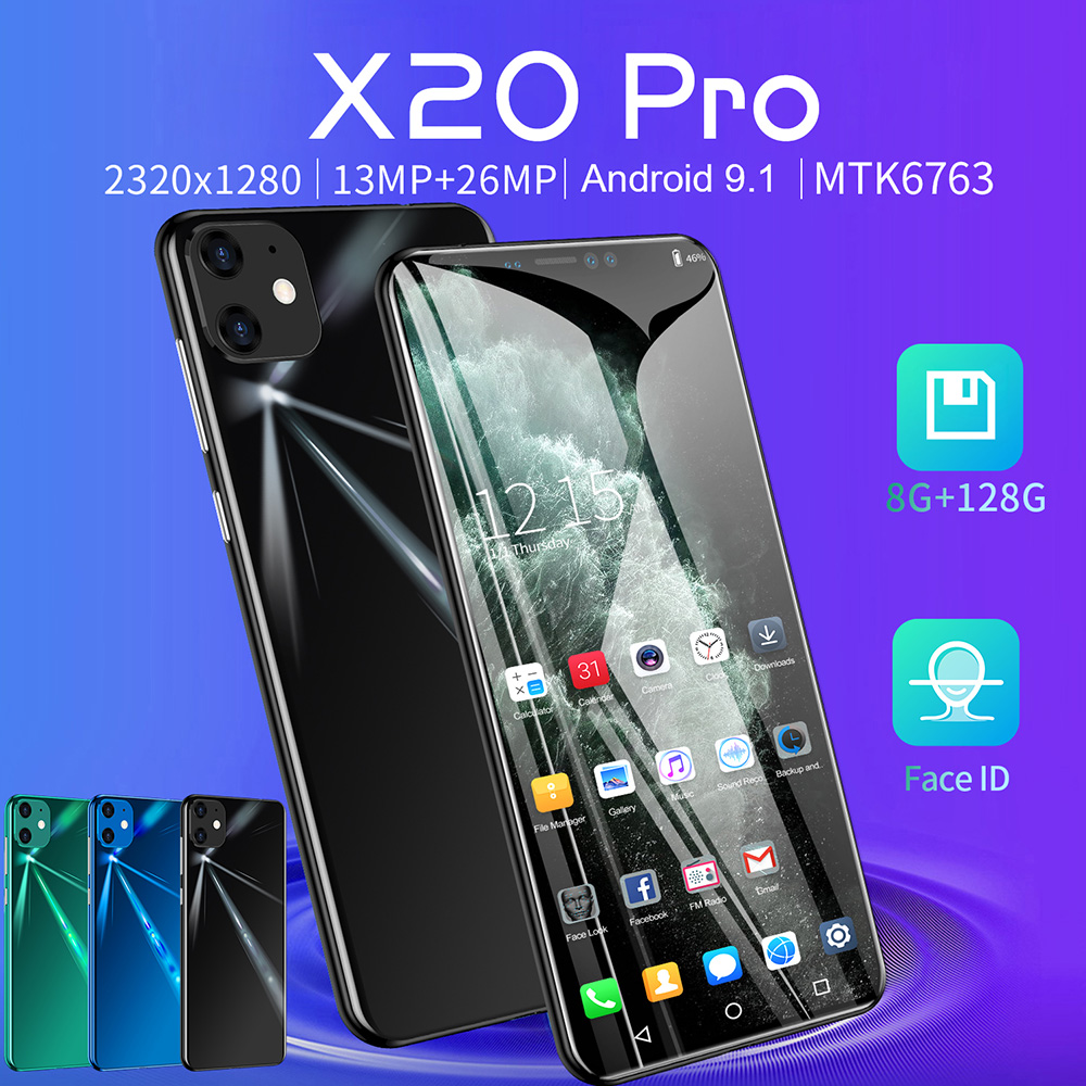 Hp Murah Cuci Gudang Pengiriman Normal Kelas Internet X20 Pro Ponsel Pintar Quad Core Layar Poni Ultra Hd Android 9 1 4080 Mah Mobiel 8 128g 6 1 Inci Mobiele Telepoon Lazada Indonesia
