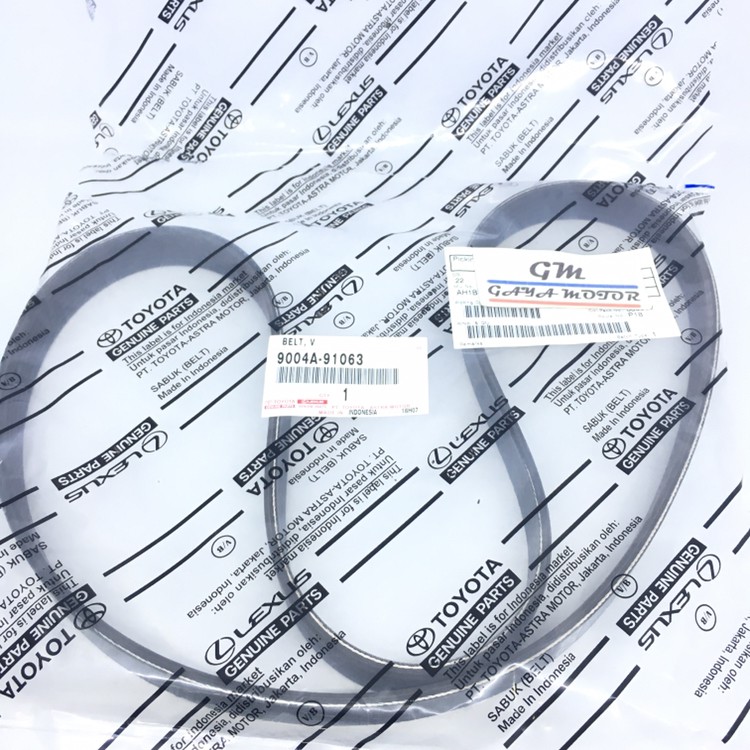 Tali Kipas ( Fan Belt ) 6PK1155 Toyota Agya - Ayla - Calya - Sigra 9004A-91063 Harga 110,000 rupiah*Gratis Ongkir