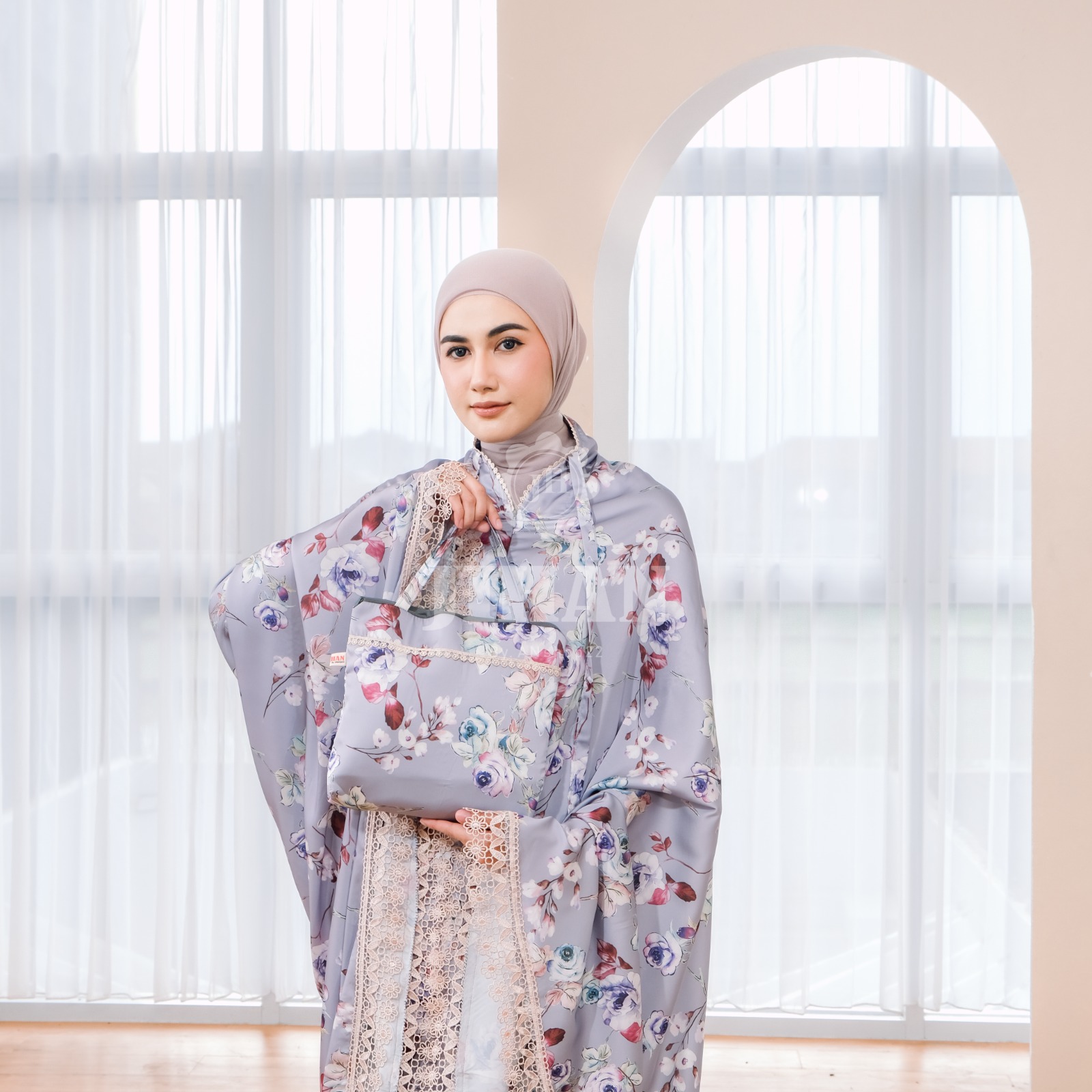 Premium Silk Mukena 2 in 1 Silky Adult Mukena