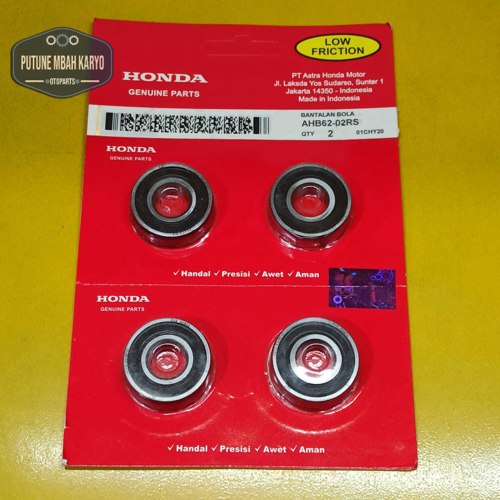 Bearing Press Honda Bantalan Bola Laher Lahar 6202 RS Harga 9,508 rupiah*Gratis Ongkir