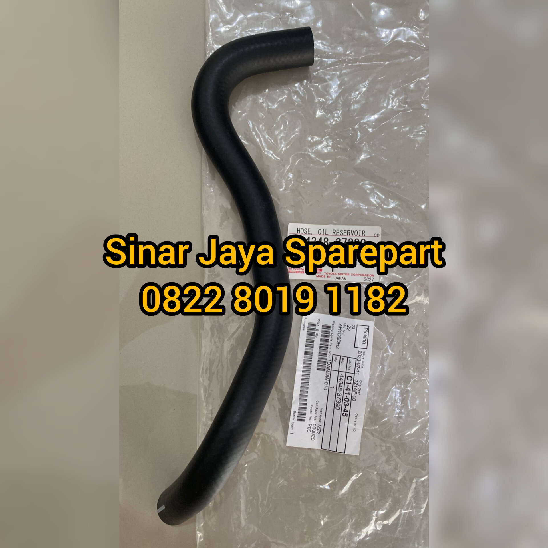 Hose Power Steering Atau Pipa Power Steering Toyota Dyna 2010 UP Hino Dutro 2010 UP Original 44348-37390 Giá 475,000 Đồng*Miễn phí vận chuyển