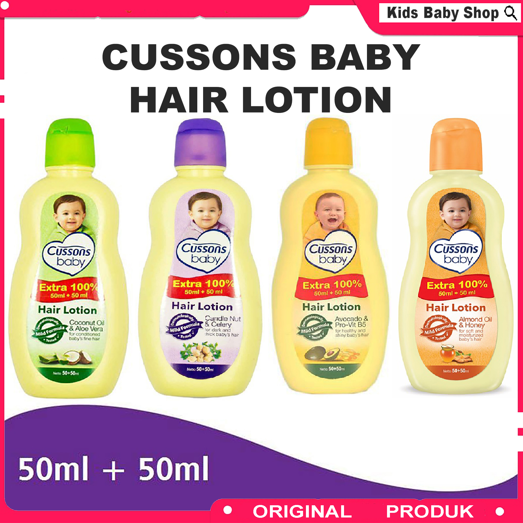Beli Minyak Kemiri Cussons Baby Hair Lotion Online Harga Terbaik
