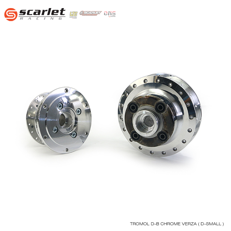 Scarlet Racing - Trombol Tromol Front Rear Hub Black Chrome Sport Honda Verza D Small Giá 518,000 Đồng*Miễn phí vận chuyển