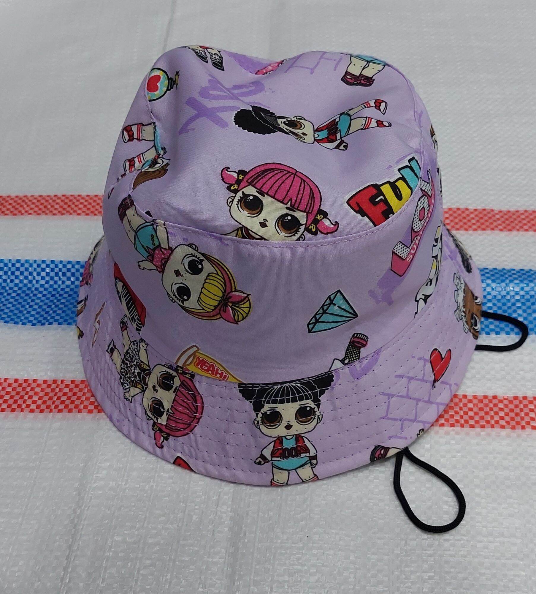 TOPI BUCKET ANAK BOLAK BALIK MOTIF 