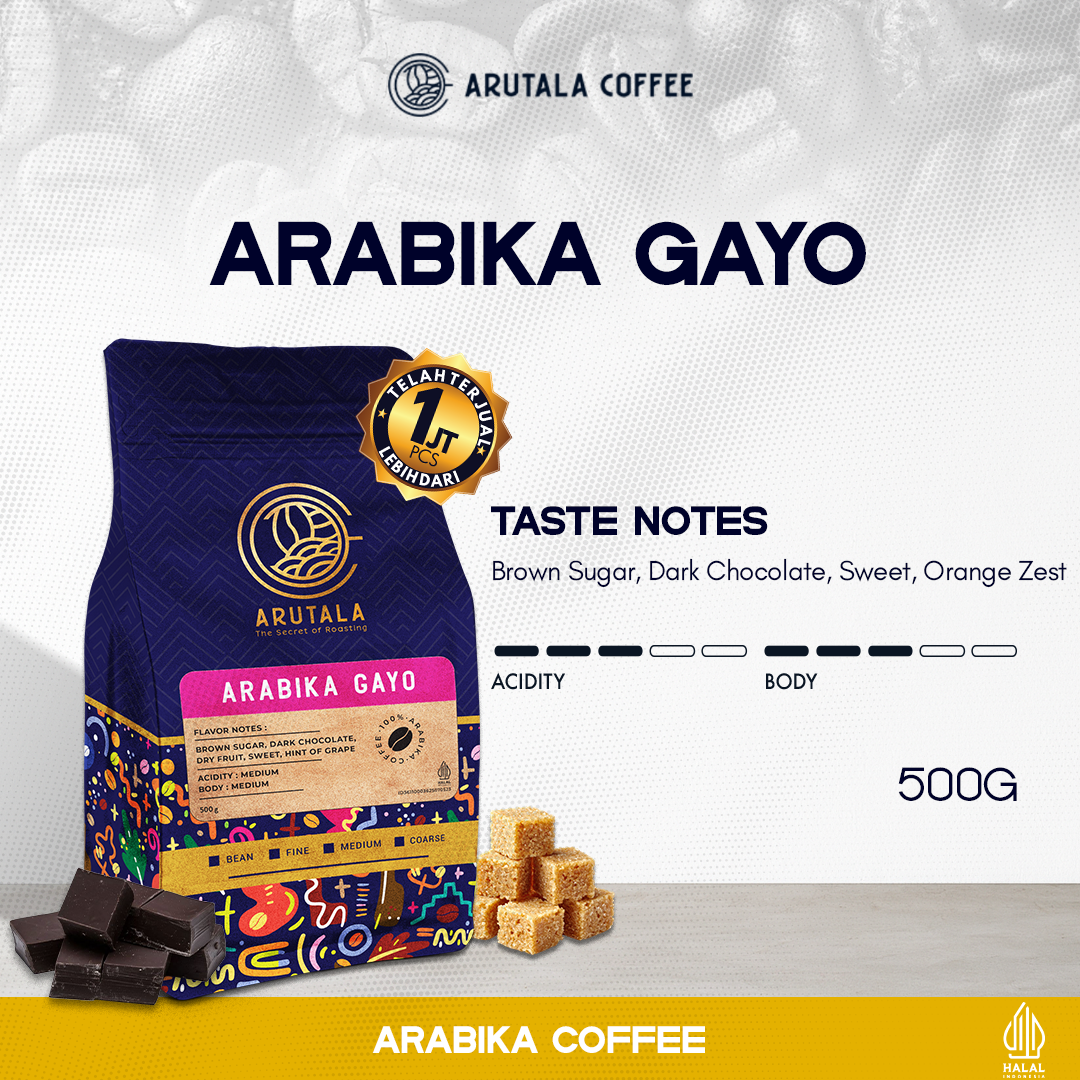 Arutala Gayo Takengon Arabica Coffee 500 Grams